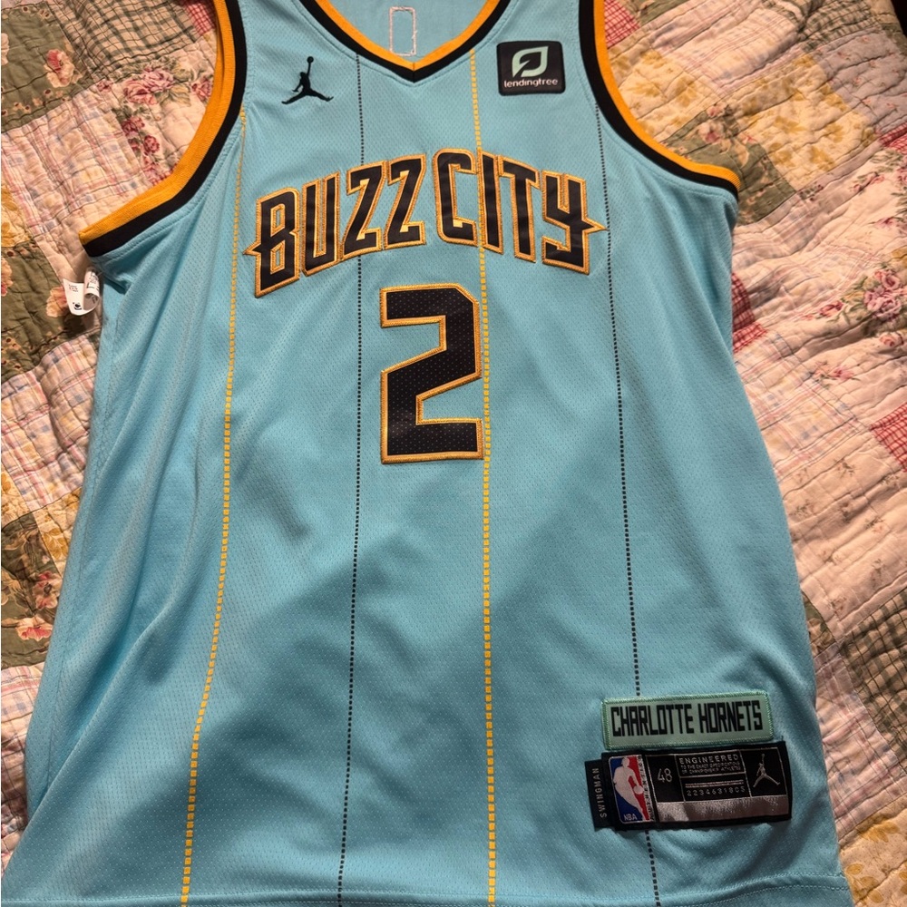 LaMelo Ball Jordan Charlotte Hornets Teal Jersey
